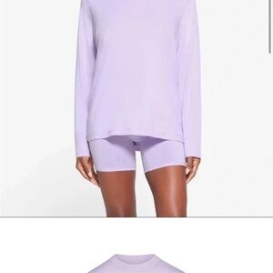 SKIMS Lily Boyfriend tee and boxer set